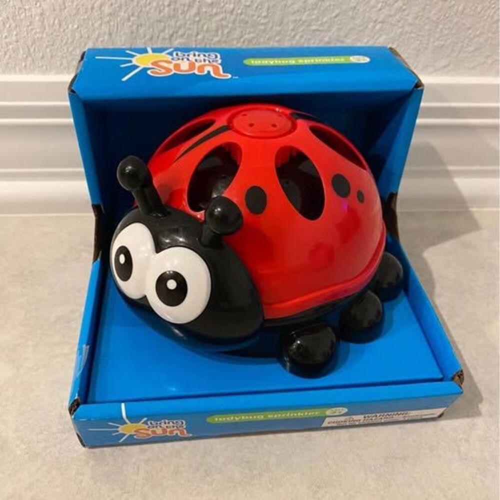 brand new ladybug sprinkler toy outside toys